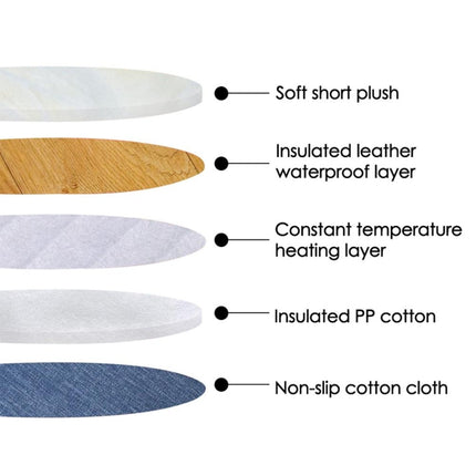 5V USB Pet Electric Heating Pad for Dogs and Cats To Keep Warm(Light Camel)-garmade.com