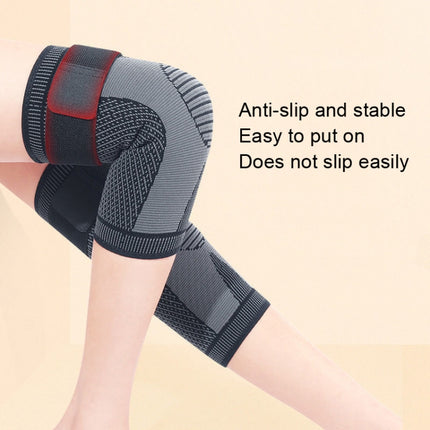 1 Pair Strap Compression Knee Pads Anti-Cold and Anti-Slip Pads, Style: Keep Warm XL-garmade.com