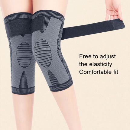 1 Pair Strap Compression Knee Pads Anti-Cold and Anti-Slip Pads, Style: Keep Warm XL-garmade.com