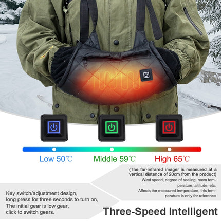 Outdoor Camping USB Heated Smart Warm Handbag(Khaki)-garmade.com
