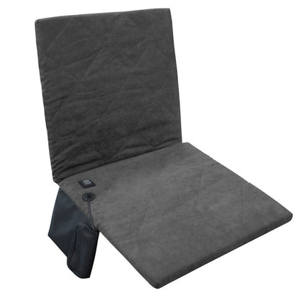 Outdoor Winter Camping Warm USB Heating Cushions With Backrest(Gray)-garmade.com