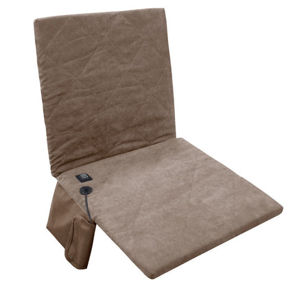 Outdoor Winter Camping Warm USB Heating Cushions With Backrest(Khaki)-garmade.com