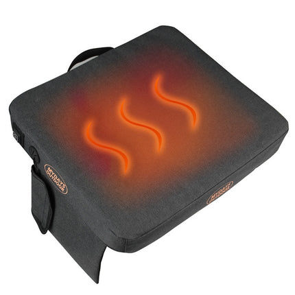 Outdoor Camping Stool USB Heating Portable Mat(Gray)-garmade.com