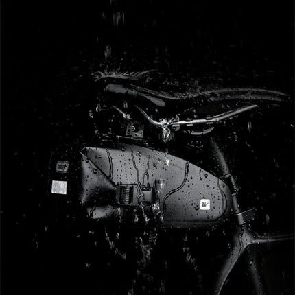 Rhinowalk X20516 1.2L Three-dimensional Tool-free Installation Waterproof Bicycle Tail Bag(Black)-garmade.com
