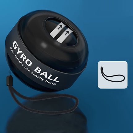Magnetic Wrist Ball Gyro Training Decompression Fitness Device, Color: All Black-garmade.com