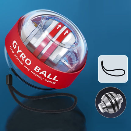 Magnetic Wrist Ball Gyro Training Decompression Fitness Device, Color: Red-garmade.com