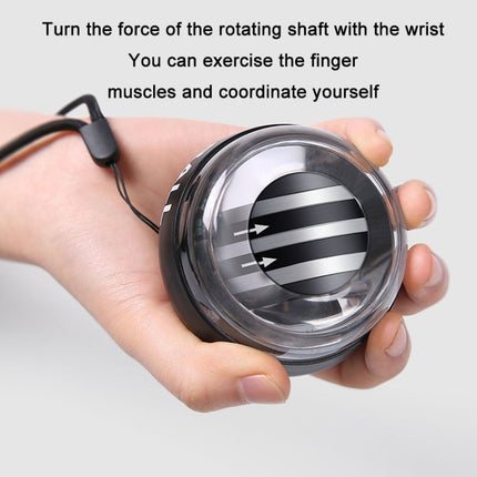 Magnetic Wrist Ball Gyro Training Decompression Fitness Device, Color: Blue With Light-garmade.com