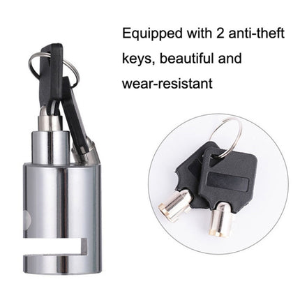BG-A7 Convenient And Fast Bicycle Safety Anti-Theft Disk Brake Lock(Silver)-garmade.com