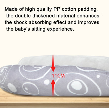Winter and Summer Baby Stroller Pad Neck Protector Removable Sleeping Pad(Deep Gray)-garmade.com