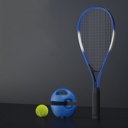 Tennis Racket Trainer Beginner Serve Rebound Tennis Racket Set Single(Racketx1+Basex1+Tennisx1)-garmade.com