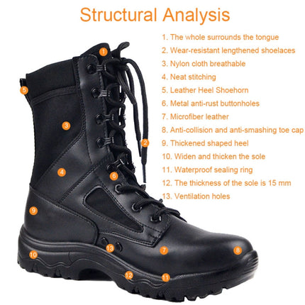 CQB-001 Outdoor Sports Waterproof Breathable Hiking Boots, Spec: Standard Type(43)-garmade.com