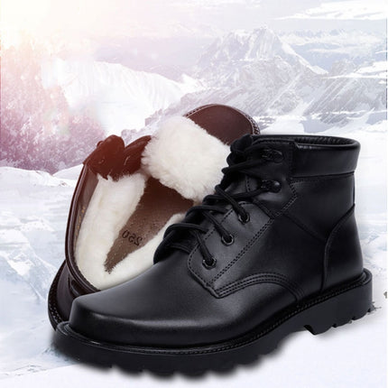 613 Winter Hiking Shoes Outdoor Warm Non-slip Wool Boots, Size: 37(Wool Type)-garmade.com