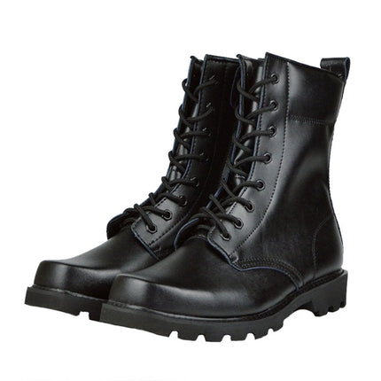 FB-001 Winter Outdoor Training Windproof and Warm Boots, Spec: Cowhide(38)-garmade.com