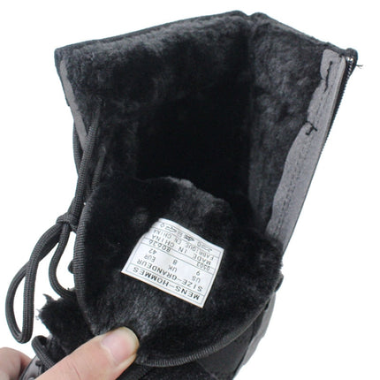 Autumn and Winter Padded Thickened Non-slip High-top Sports Boots, Size: 38(Black Padded)-garmade.com