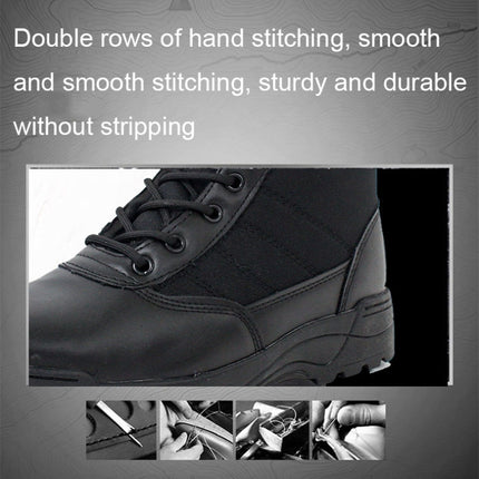 Autumn and Winter Padded Thickened Non-slip High-top Sports Boots, Size: 40(Black Padded)-garmade.com