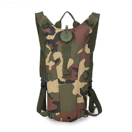 3L Outdoor Cycling Mountaineering Water Bag Duffel Backpack(Jungle Camouflage)-garmade.com