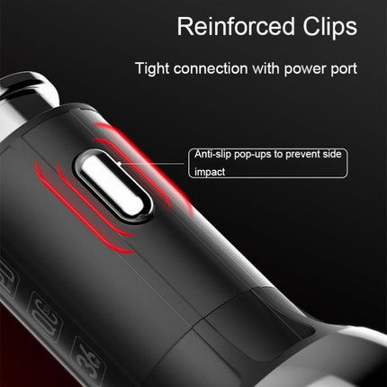 LDNIO C1 36W PD + QC 3.0 Car Fast Charger High Power Smart USB Car Charger with 8 Pin Cable-garmade.com