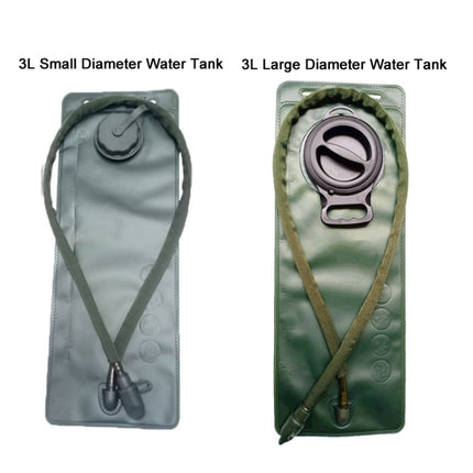 Outdoor Sports Cycling Water Bag Multifunctional Backpack, Color: Large Diameter Water Tank+Khaki-garmade.com