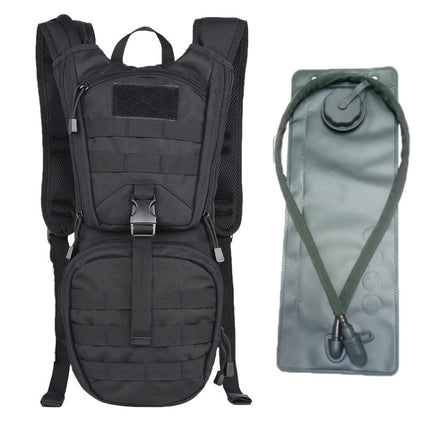 Outdoor Sports Cycling Water Bag Multifunctional Backpack, Color: Small Diameter Water Tank+Black-garmade.com