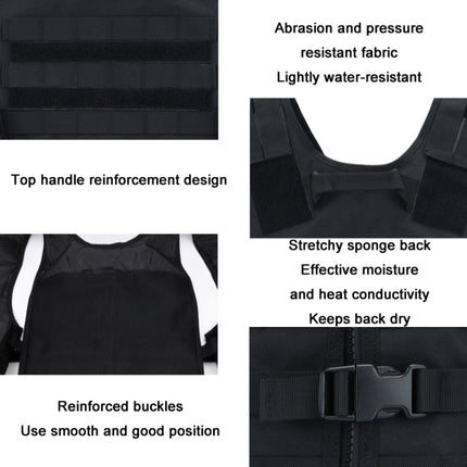 Outdoor Sports Multifunctional Field Protection Vest, Color: Black(Free Size)-garmade.com