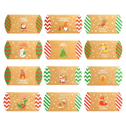1set 24 PCS/Set Christmas Candy Wrapping Box Cartons(Cotton Rope)-garmade.com