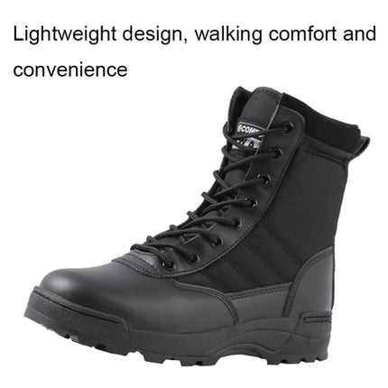 JL-098 Spring and Autumn Outdoor Sports Anti-slip Wear-resistant Training Boots, Color: Green(43)-garmade.com