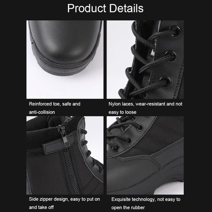 JL-098 Spring and Autumn Outdoor Sports Anti-slip Wear-resistant Training Boots, Color: Green(43)-garmade.com