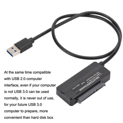 USB3.0 To SATA Cable USB3.0 Easy Drive Line Hard Drive Line, Cable Length: 45cm-garmade.com