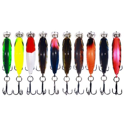 HENGJIA CB070 Lure Submerged Small Fatty False Lure, Size: 3.8cm 3.3g(10 Color)-garmade.com