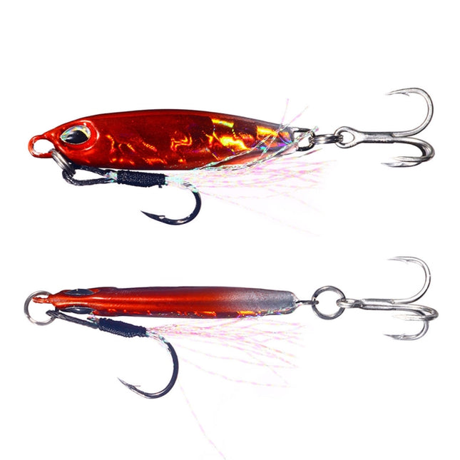 2 PCS HENGJIA Shore Casting Lead Fish Long-distance Casting Sinker Double Hook Lure, Size: 16g(4)-garmade.com