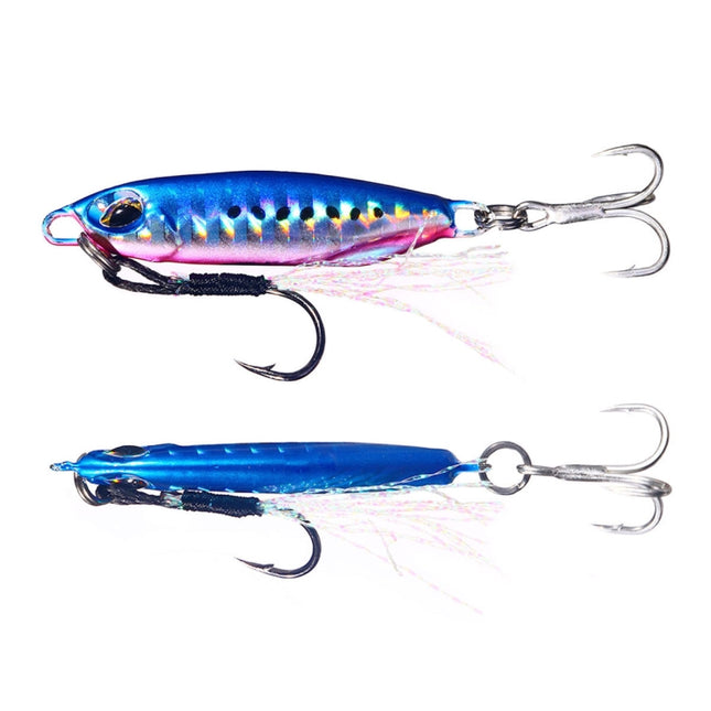 2 PCS HENGJIA Shore Casting Lead Fish Long-distance Casting Sinker Double Hook Lure, Size: 32g(5)-garmade.com