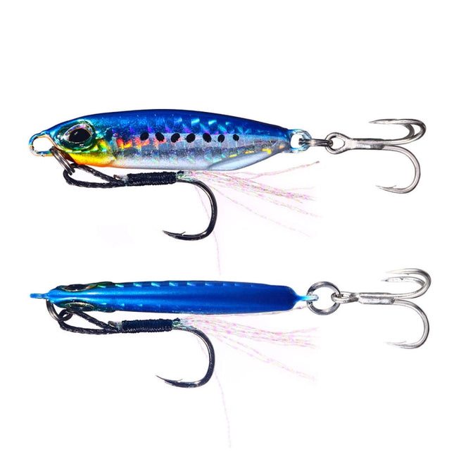 2 PCS HENGJIA Shore Casting Lead Fish Long-distance Casting Sinker Double Hook Lure, Size: 32g(7)-garmade.com