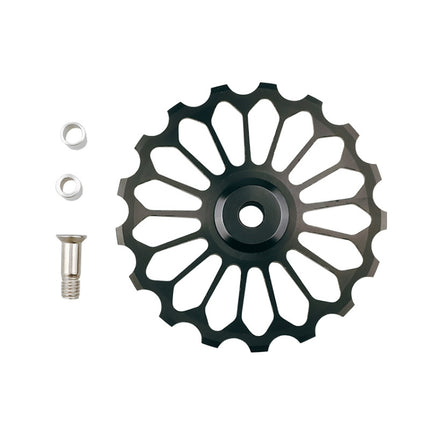 BIKERSAY Bicycle Rear Derailleur Bearing Guide Wheel Accessories, Color: SDL-17 Black-garmade.com