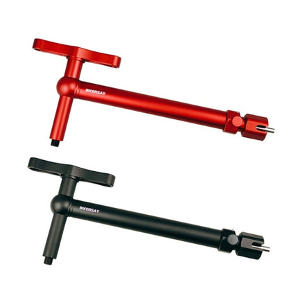 BIKERSAY Bicycle Wheelset Rear Change Lug Tail Hook Correction Tool, Color: BT053S Red-garmade.com
