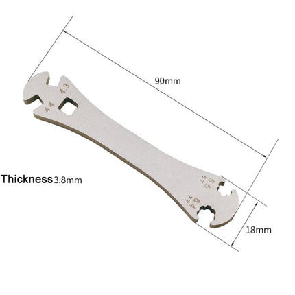 BIKERSAY Bicycle Spoke Wrench Wire Alignment Accessories(BT025S3)-garmade.com