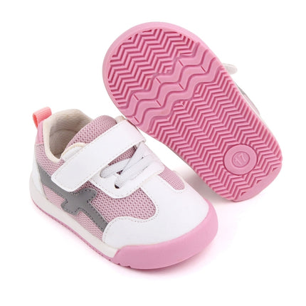 D2678 Autumn Baby Shoes Super Skin Children Sport White Shoees, Size: 15(Pink)-garmade.com