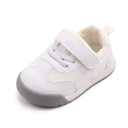 D2678 Autumn Baby Shoes Super Skin Children Sport White Shoees, Size: 16(White)-garmade.com