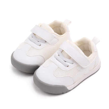 D2678 Autumn Baby Shoes Super Skin Children Sport White Shoees, Size: 16(White)-garmade.com