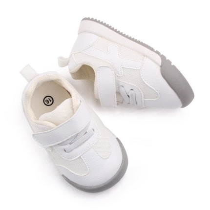 D2678 Autumn Baby Shoes Super Skin Children Sport White Shoees, Size: 17(White)-garmade.com