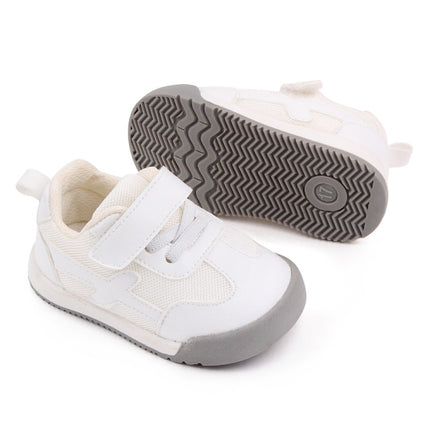 D2678 Autumn Baby Shoes Super Skin Children Sport White Shoees, Size: 20(White)-garmade.com