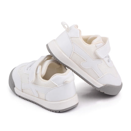 D2678 Autumn Baby Shoes Super Skin Children Sport White Shoees, Size: 20(White)-garmade.com
