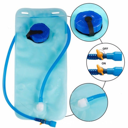 2L Outdoor Drinking Water Bag Environmental Protection Sports Riding Folding Water Bag(Switch)-garmade.com