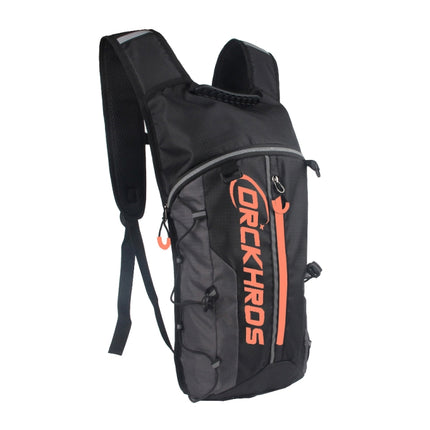 DRCKHROS DH115 Outdoor Running Sports Cycling Water Bag Backpack, Color: Black Orange-garmade.com