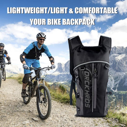 DRCKHROS DH115 Outdoor Running Sports Cycling Water Bag Backpack, Color: Black Blue+Water Bag-garmade.com