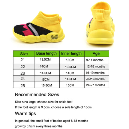 D2232 Breathable Baby Walking Shoes Fly Woven Mesh Children Casual Shoes, Size: 23(Green)-garmade.com