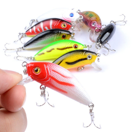 5 PCS M0081 5cm 3.6g Bionic Lure Mino Plastic Hard Lure(1)-garmade.com