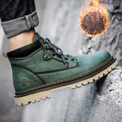 SY-5888M Winter Outdoor Work Shoes Casual Martin Boots, Size: 38(Green)-garmade.com