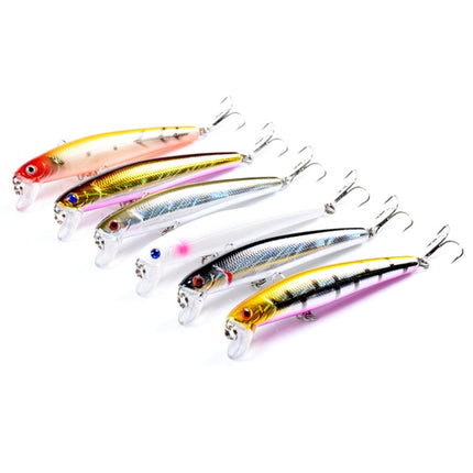 5 PCS M0205 9.6cm/9.8g Minnow Bionic Fake Bait Plastic Floating Hard Bait(4)-garmade.com