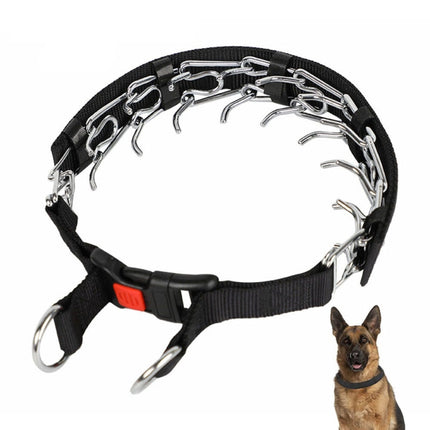 Cloth Tape Paste Detachable Training Stimulation Dog Collar, Size: L 3.5mm x 55cm(Ordinary)-garmade.com