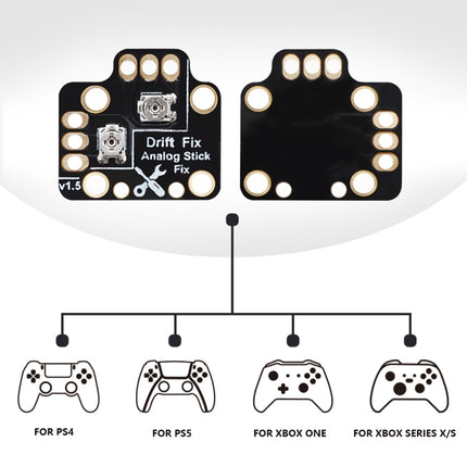 2 PCS Controller Analog Thumb Stick Drift Fix Mod For PS5 / PS4 / Xbox One(Orange)-garmade.com